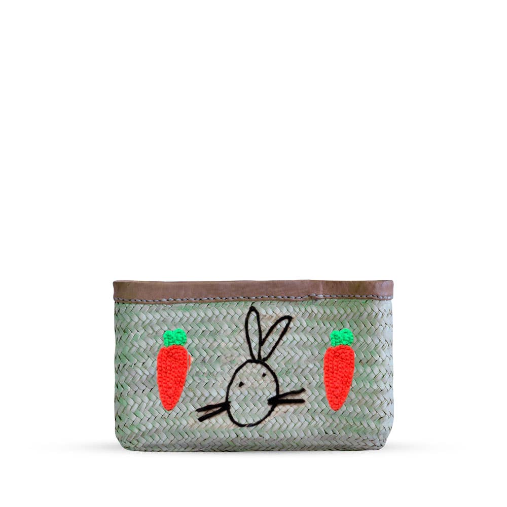 Easter straw clutch-Gift for her - Summer clutch