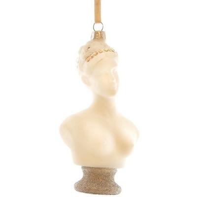 Classical Bust-White Ornament