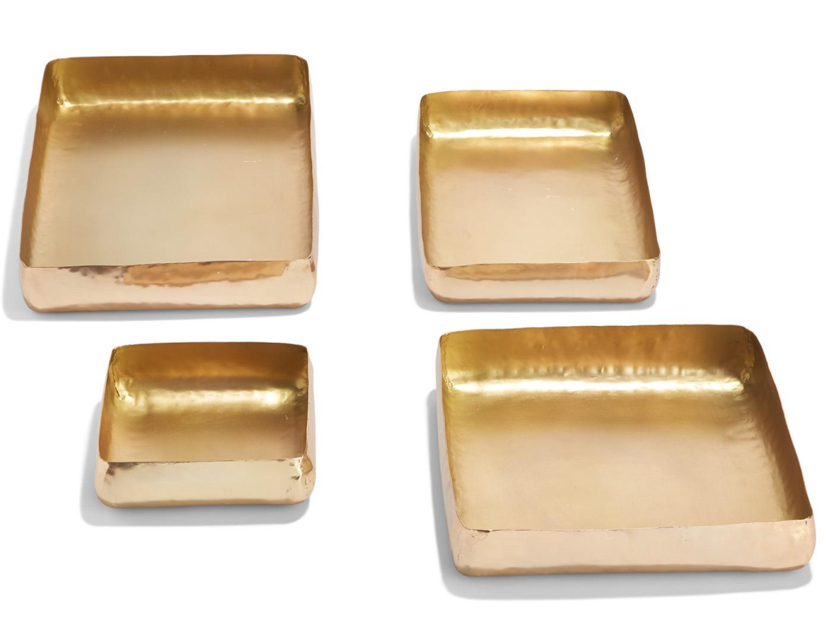 Gold Hand-Crafted Tray-Medium