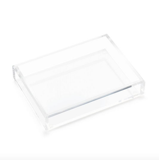 Medium Acrylic Tray in Ice Grey