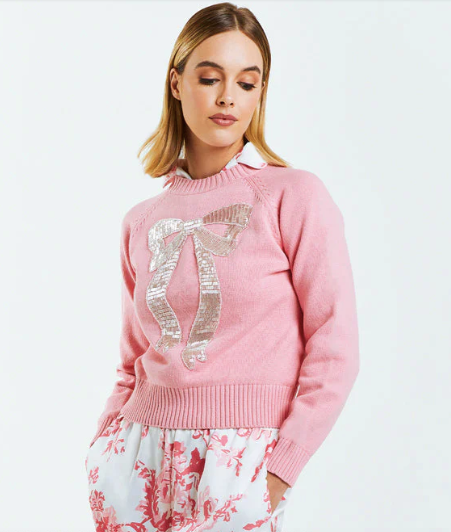 Delilah Long Sleeve Cotton Sweater