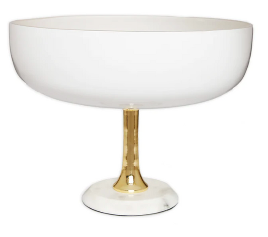 Bowl on Gold and Marble Stand