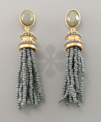 Beaded Drop Earrings
