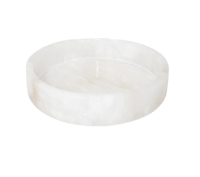 Alabaster Round Tray