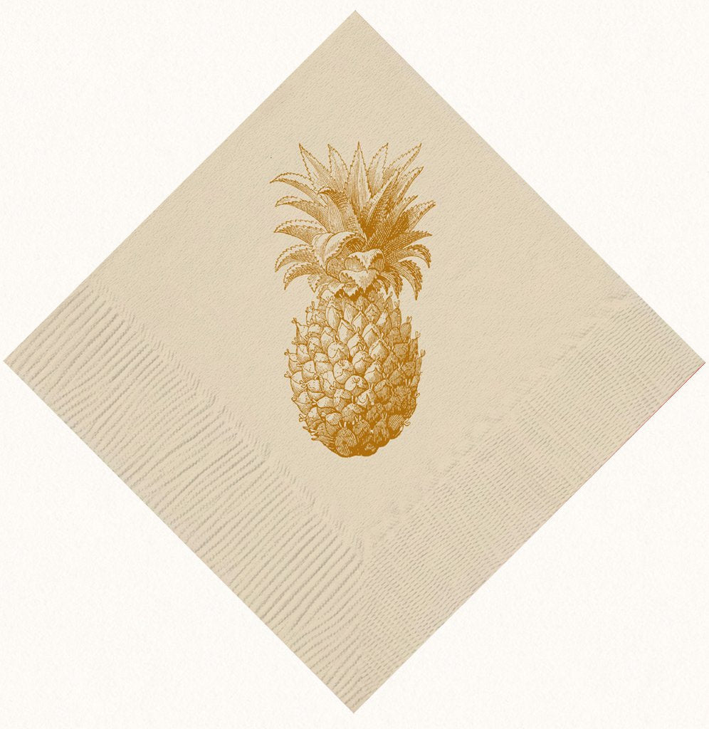 Pineapple Beverage Napkin