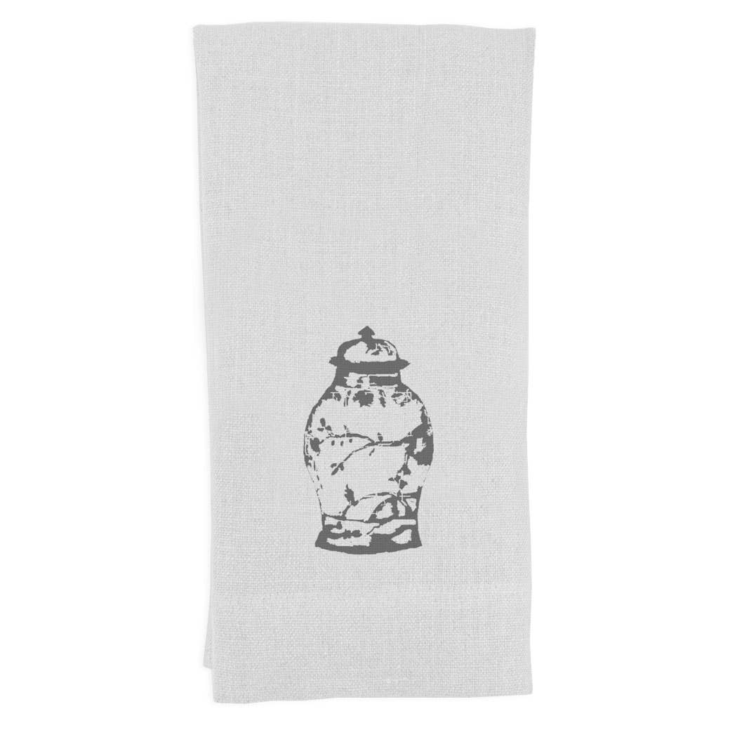 Ginger Jar Grey Guest Towel