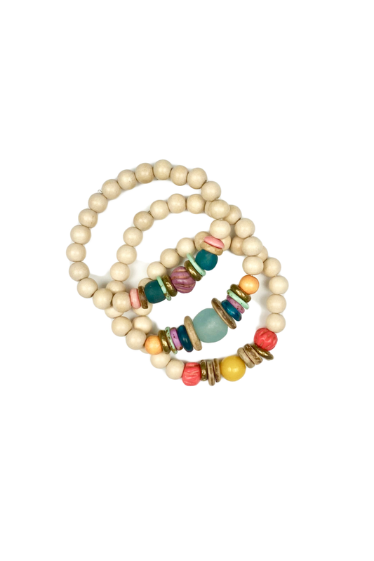 Trio Stack Bracelet Set - Calypso