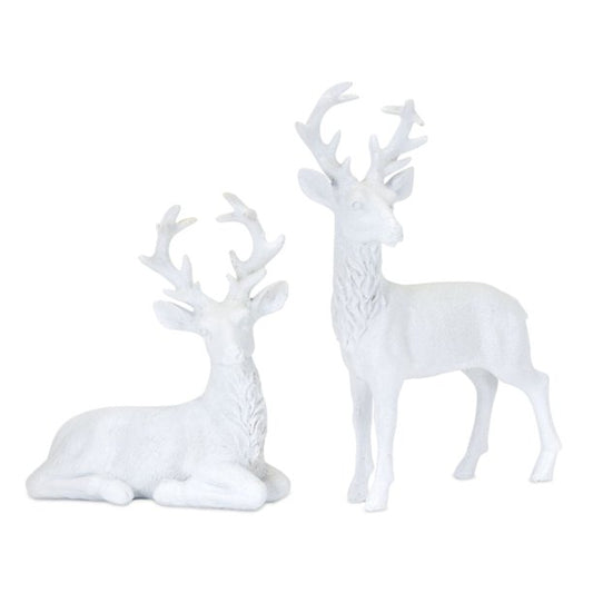 White Reindeer Figure