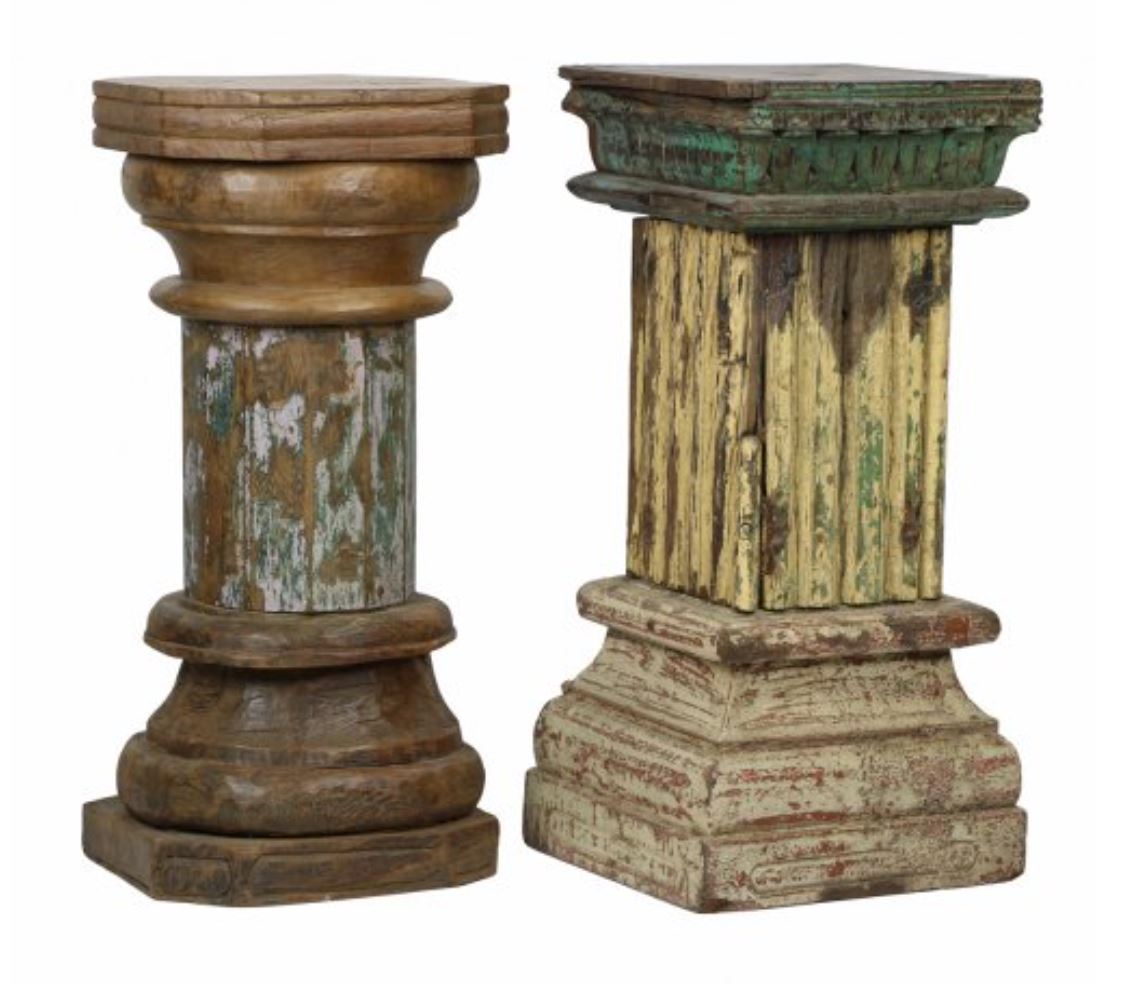 Reclaimed Pillar Pedestal
