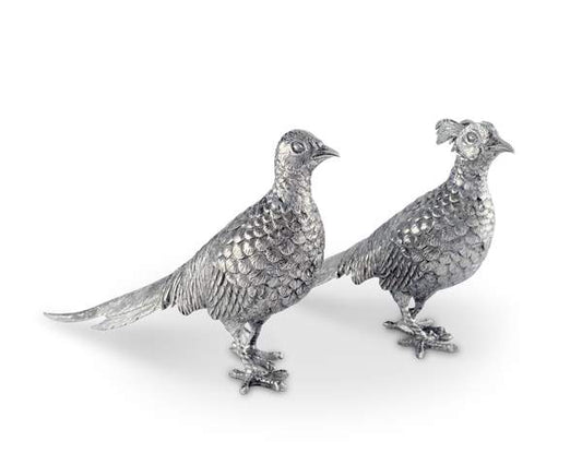 Pewter Pheasant Statuette